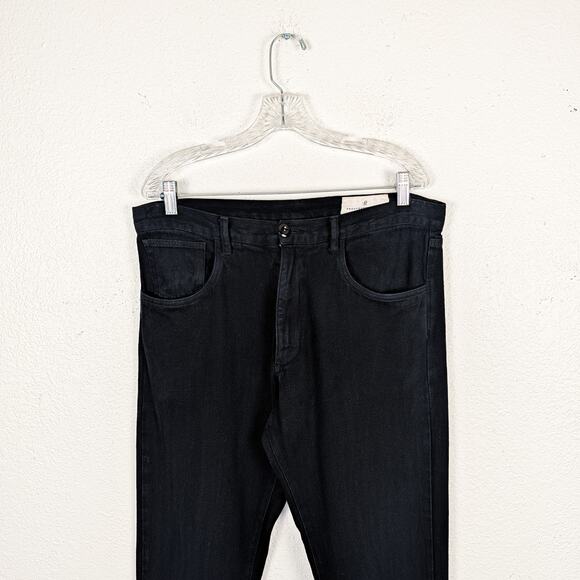 Prospective Flow Men's Black Herringbone Pants size 32 Made in USA - Picture 4 of 11